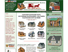 Tablet Screenshot of customplayhousekits.com